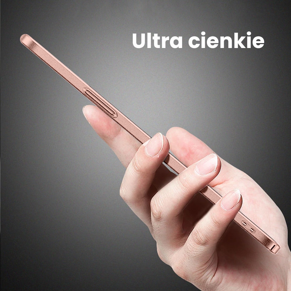 Etui do iPhone 13/14 Skin Matt satynowe ultra cienkie, różowe (OUTLET)