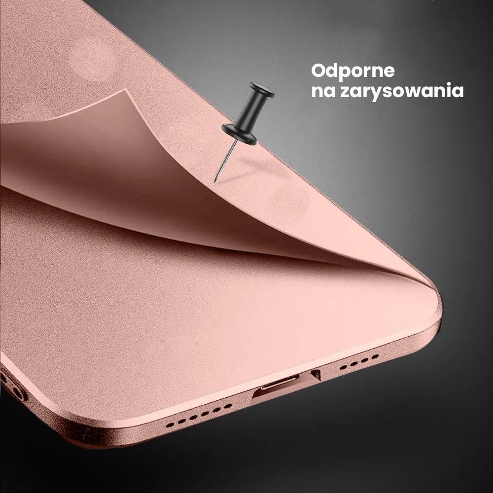 Etui do iPhone 13/14 Skin Matt satynowe ultra cienkie, różowe (OUTLET)