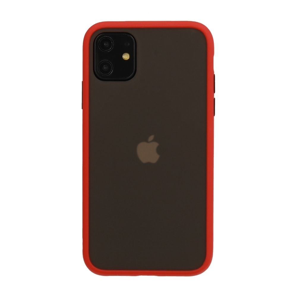 Etui do iPhone X/XS kolorowe przyciski, czerwone