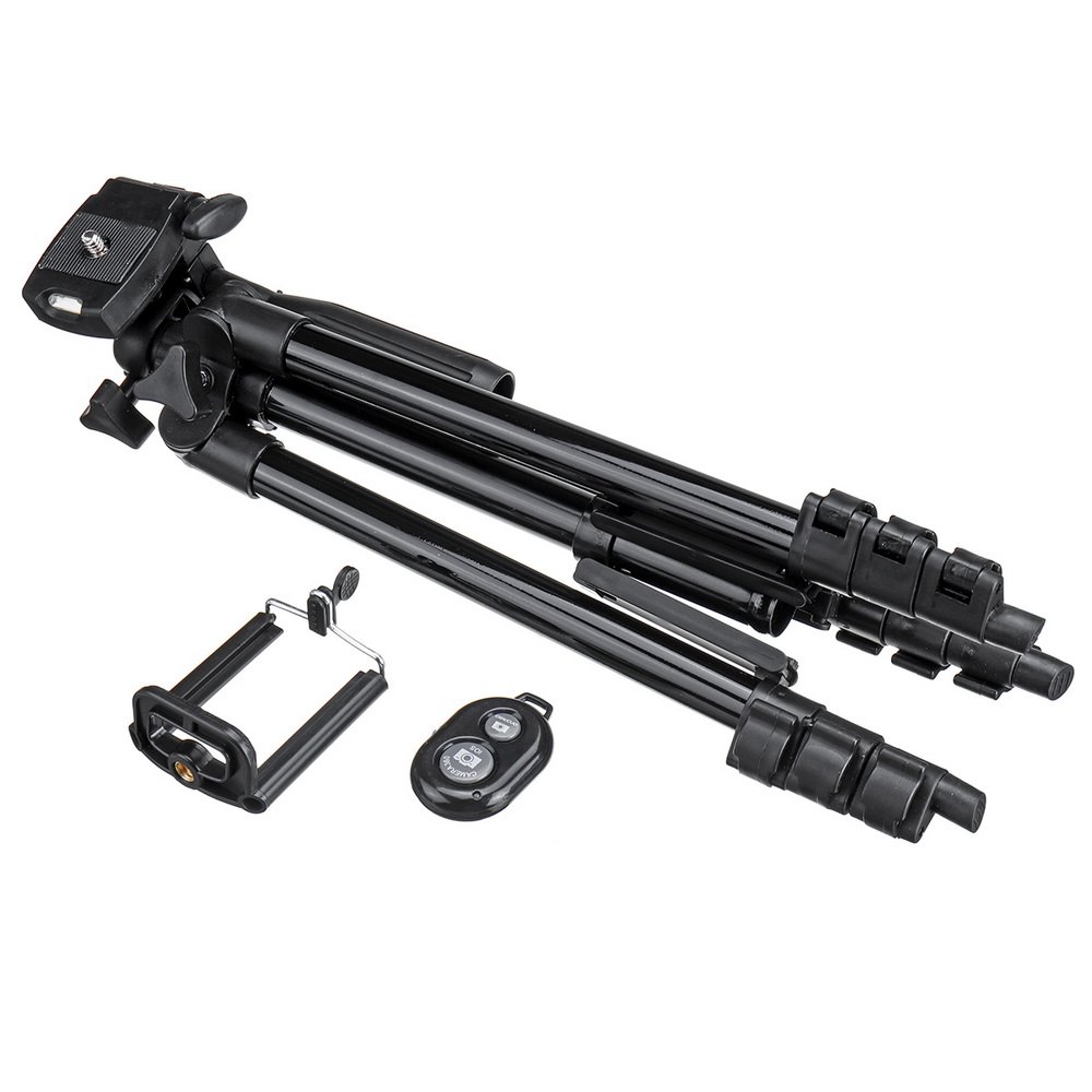 Statyw do selfie TRIPOD czarny z pilotem