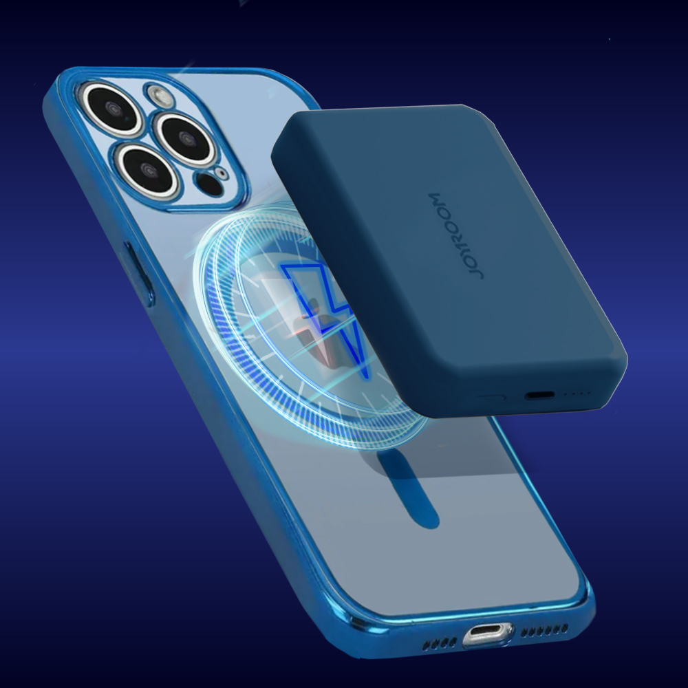 Etui do iPhone 12 Pro Max premium blue MagSafe z osłoną kamery, niebieskie (OUTLET)