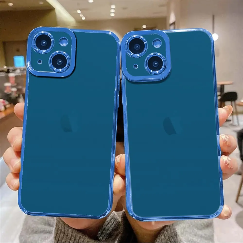 Etui do iPhone 13 Mini Camera High PRO z osłoną kamery, głęboki niebieski