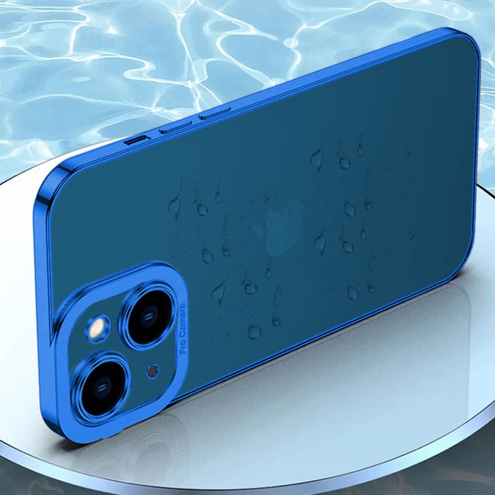 Etui do iPhone 13 Mini Camera High PRO z osłoną kamery, głęboki niebieski