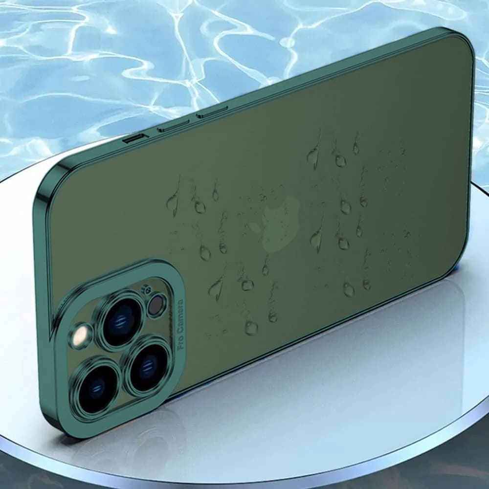 Etui do iPhone 13 Pro Camera High PRO z osłoną kamery, zielone alpejska zieleń (OUTLET)