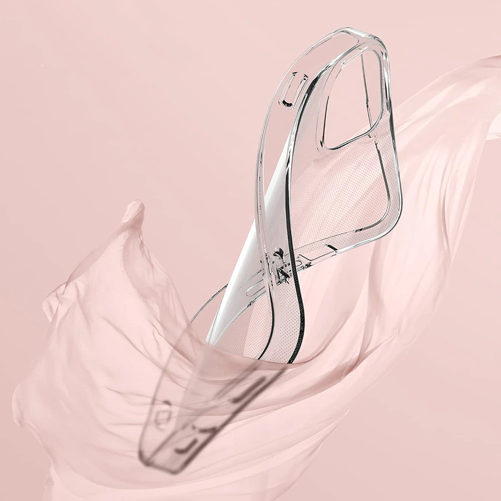 Etui do iPhone 14 Plus silikonowe transparentne