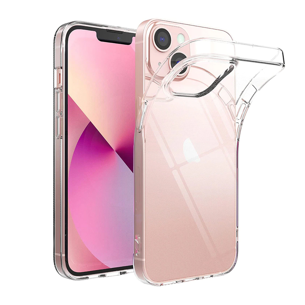 Etui do iPhone 14 Plus silikonowe transparentne
