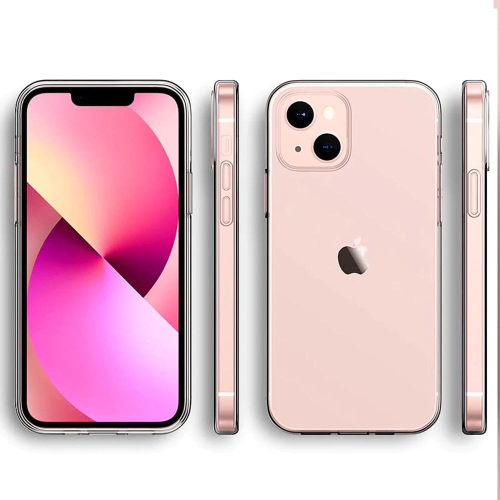 Etui do iPhone 13 ever CLEAR hybrid cienkie, odporne na żółknięcie, przeźroczyste