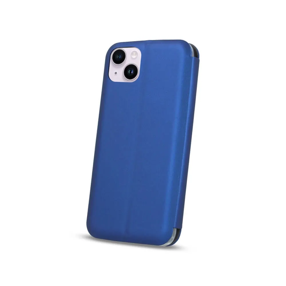 Etui do iPhone 13 Mini klasyczne z magnetyczną klapką, niebieskie