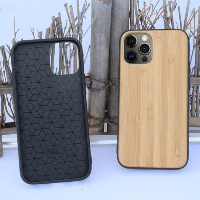 Etui do iPhone 12 Pro Max prawdziwe drewno – bambus