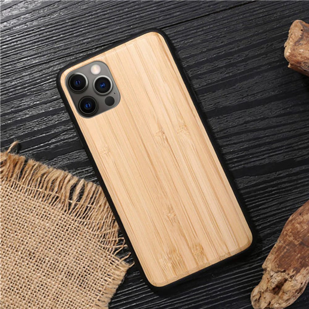 Etui do iPhone 12 Pro Max prawdziwe drewno – bambus