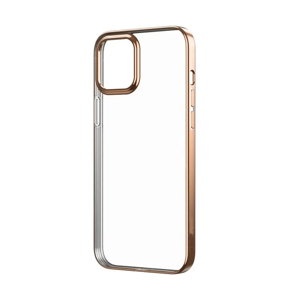 Etui do iPhone 13 Pro Max Slim gold dream przeźroczyste czerwone złoto (OUTLET)