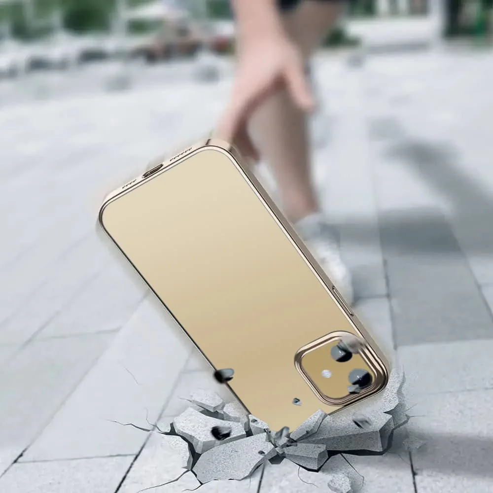 Etui do iPhone 13 Pro Max Slim gold dream przeźroczyste czerwone złoto (OUTLET)