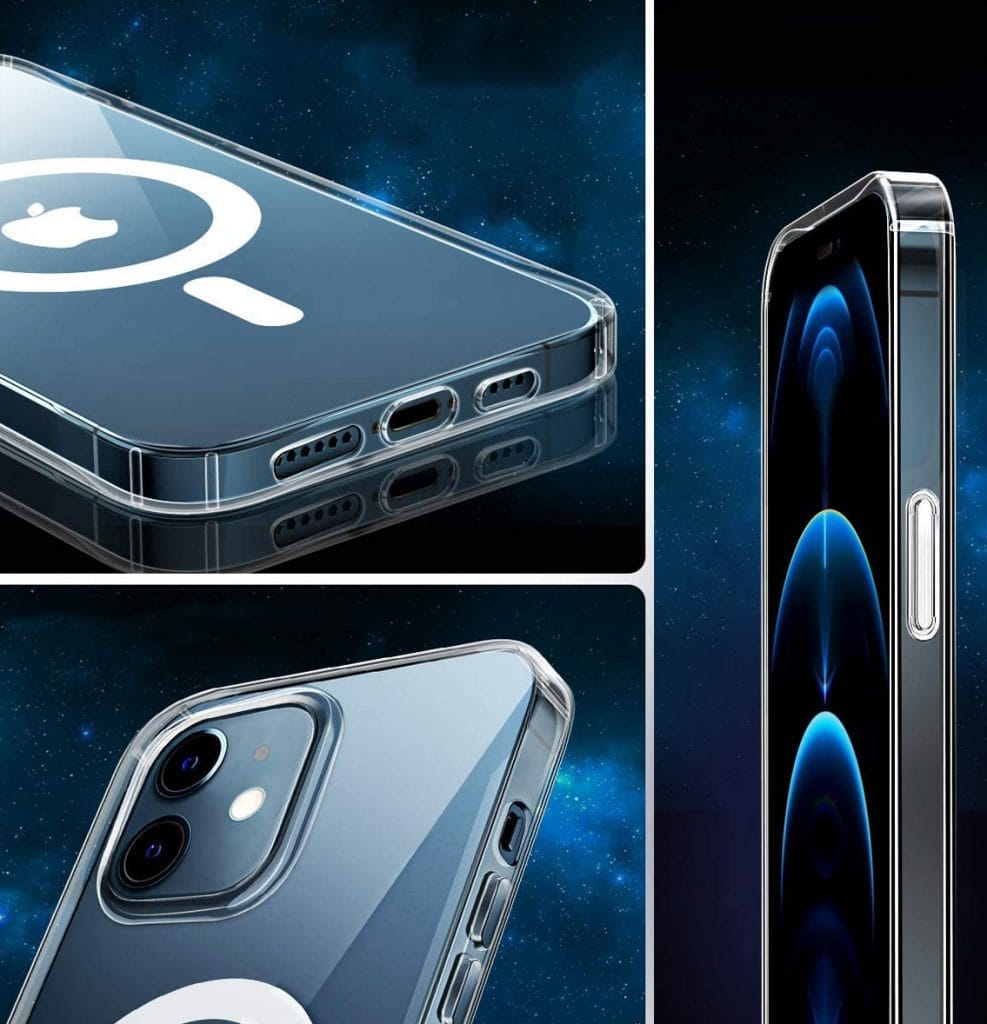 Etui do iPhone 12 Mini przeźroczyste z MagSafe