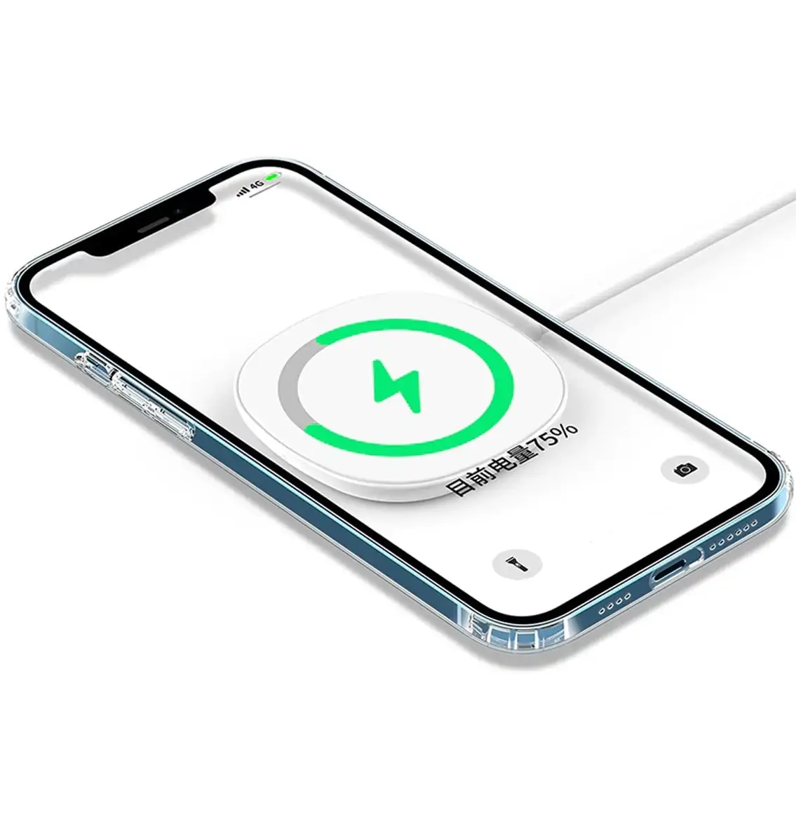 Etui do iPhone 12 Pro Max z MagSafe, twardy tył, przeźroczyste