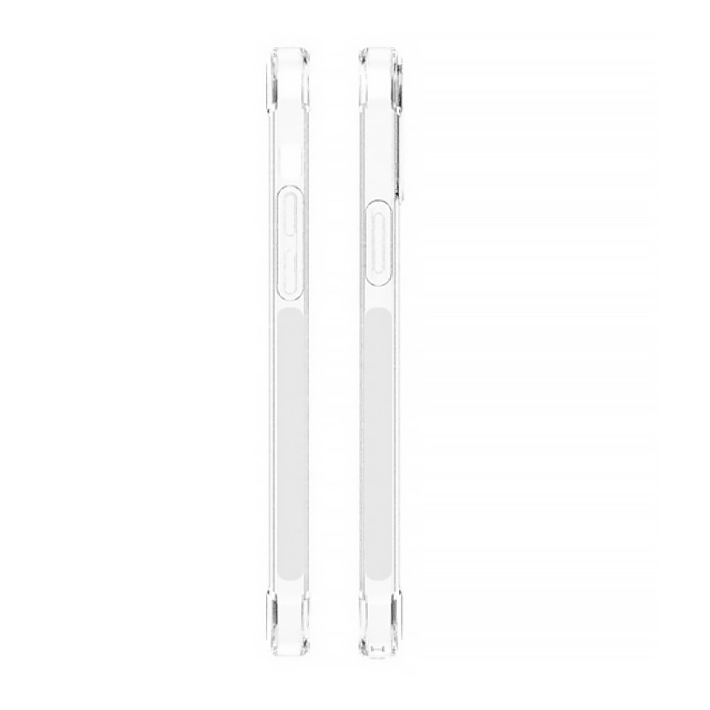 Etui do iPhone 12 Mini pancerne anti-shock ze wzmocnionymi krawędziami, przeźroczyste