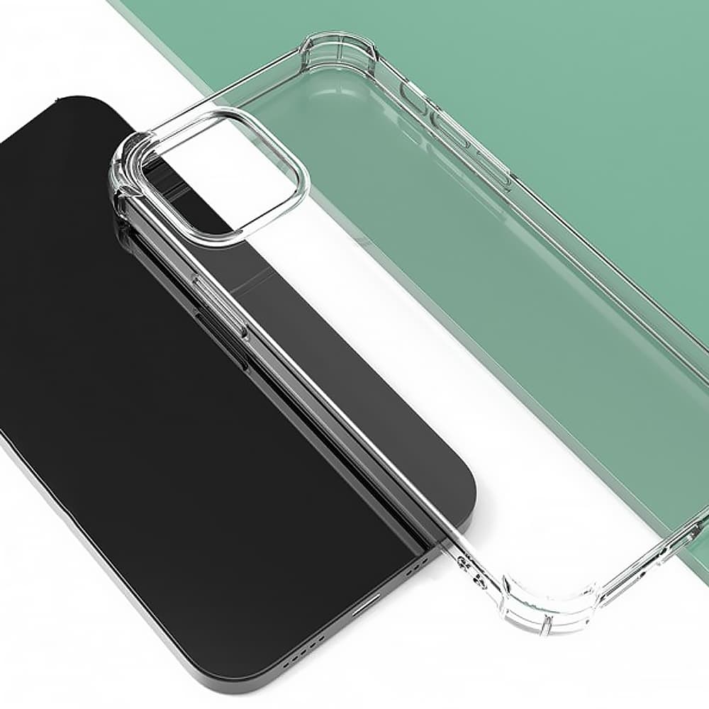 Etui do iPhone 12 Mini pancerne anti-shock ze wzmocnionymi krawędziami, przeźroczyste