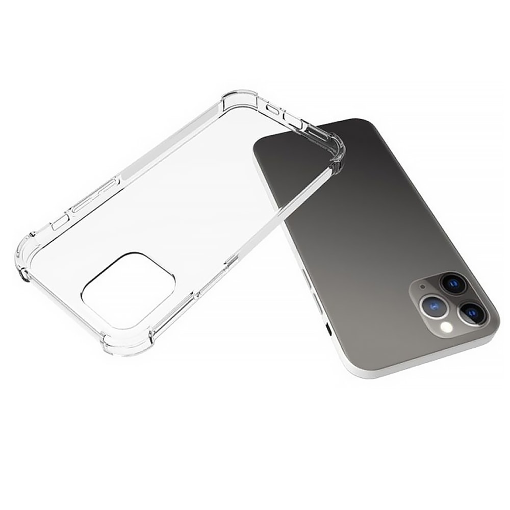 Etui do iPhone 12 Pro pancerne anti-shock ze wzmocnionymi krawędziami, przeźroczyste