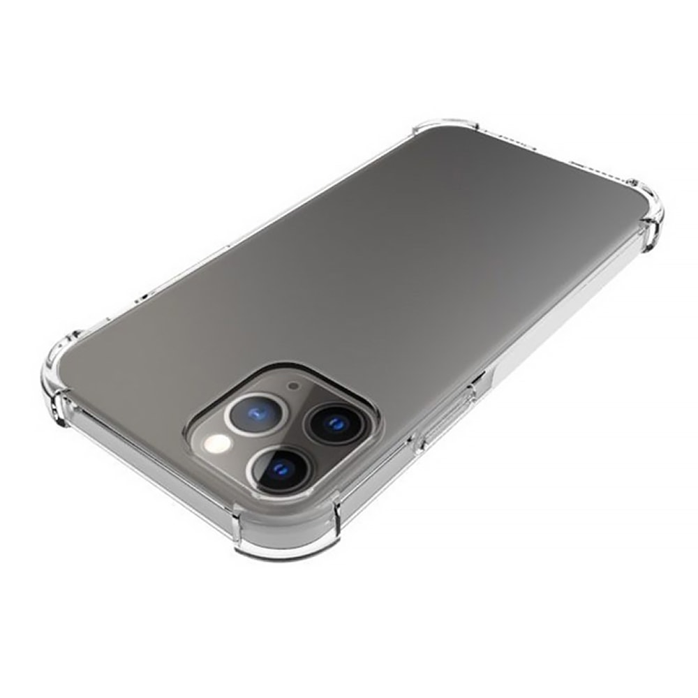 Etui do iPhone 12 Pro pancerne anti-shock ze wzmocnionymi krawędziami, przeźroczyste