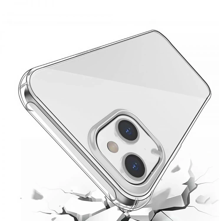 Etui do iPhone 13 Mini pancerne anti-shock ze wzmocnionymi krawędziami, przeźroczyste