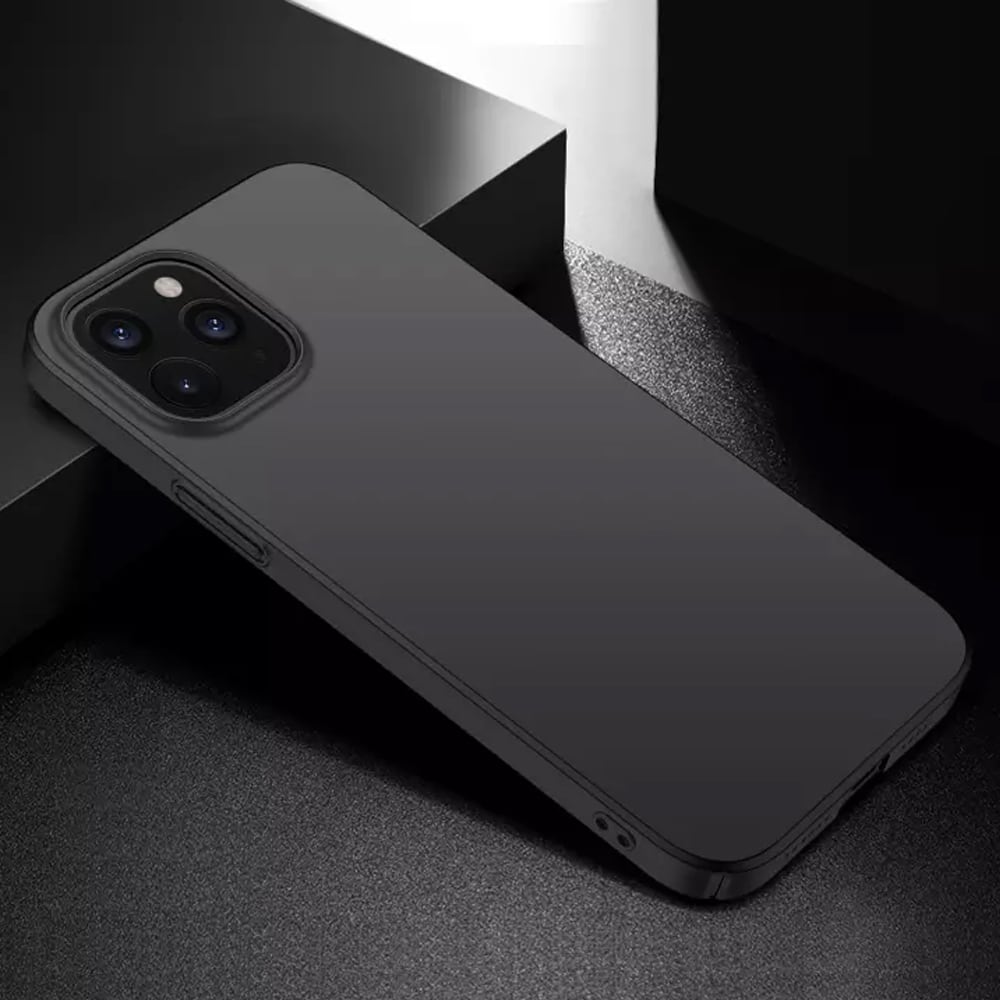 Etui do iPhone 12 Pro Skin Matt satynowe ultra cienkie, czarne