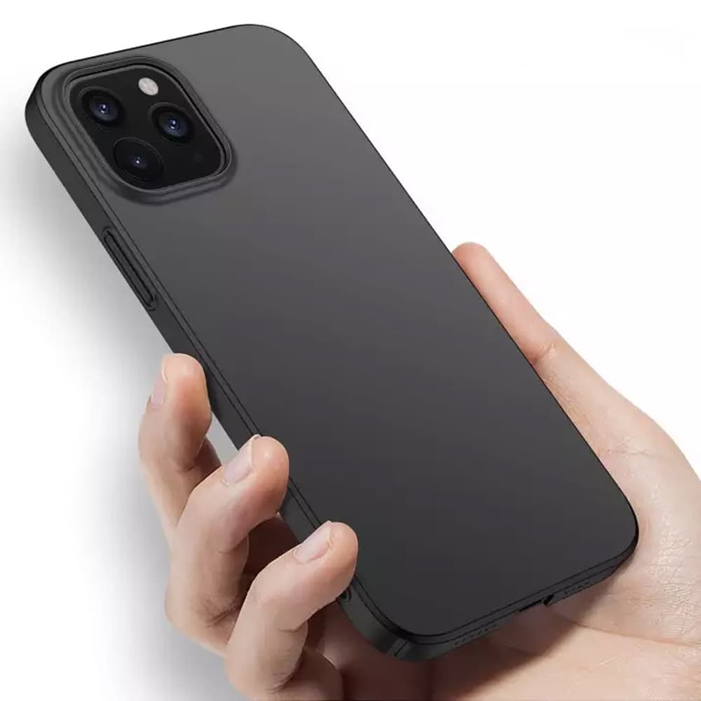 Etui do iPhone 12 Pro Skin Matt satynowe ultra cienkie, czarne