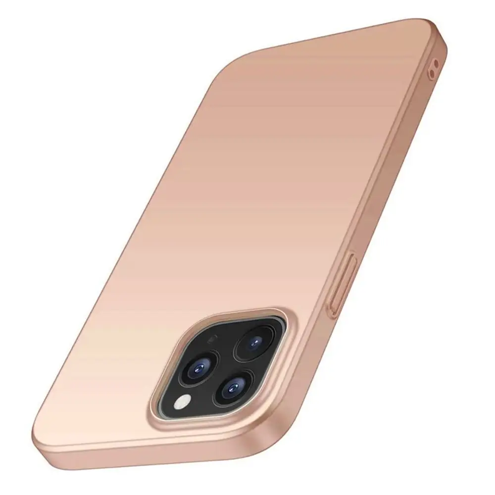 Etui do iPhone 12 Pro Skin Matt satynowe ultra cienkie, różowe złoto