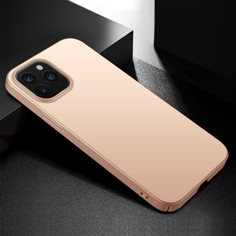 Etui do iPhone 12 Pro Skin Matt satynowe ultra cienkie, różowe złoto