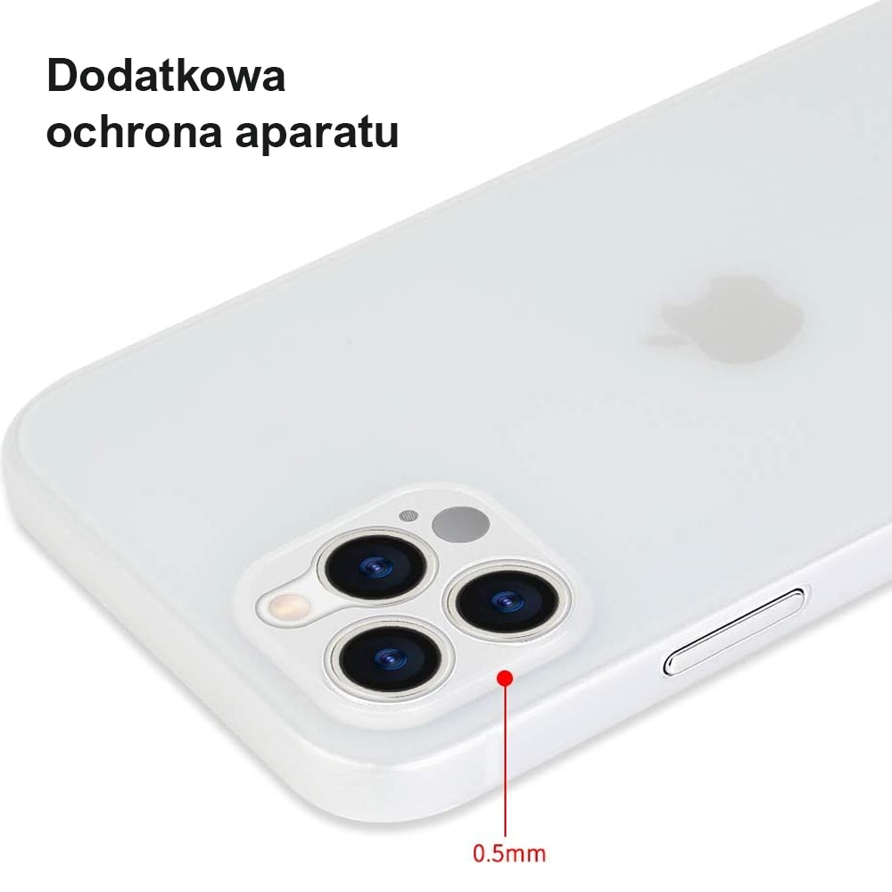 Etui do iPhone 13 Pro Max cienkie półprzezroczyste skin shield