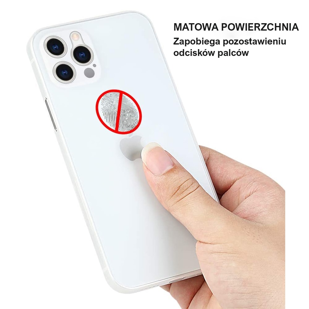 Etui do iPhone 13 Pro Max cienkie półprzezroczyste skin shield