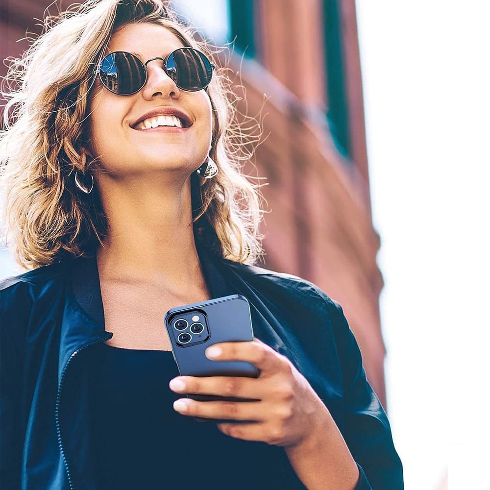 Etui do iPhone 13 Pro Premium Protect Full Cover z osłoną kamery i obiektywów 9H, srebrne (OUTLET)