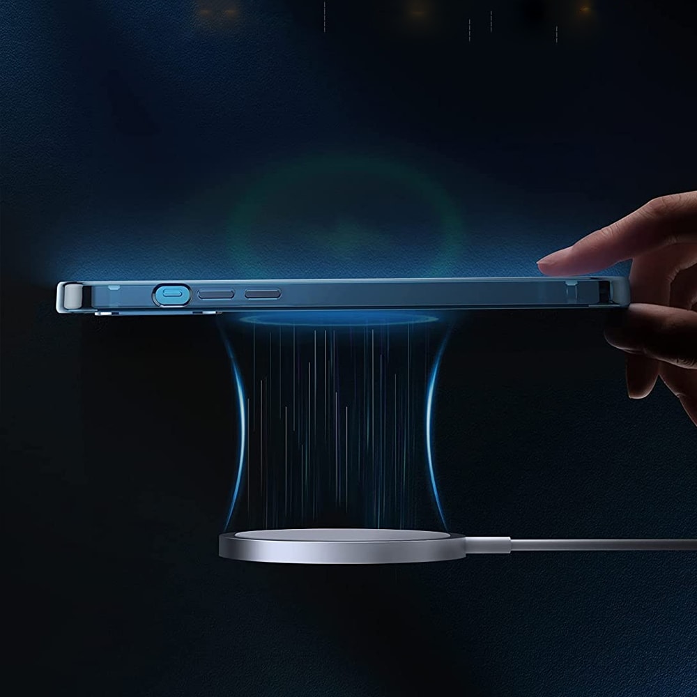 Etui do iPhone 13 Pro Max Premium Protect Full Cover z osłoną kamery i obiektywów 9H, górski niebieski (OUTLET)