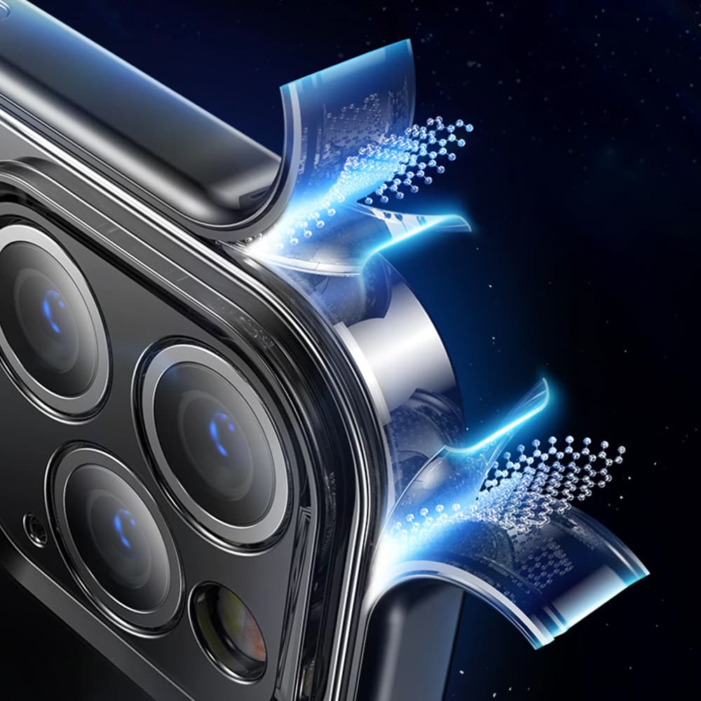 Etui do iPhone 13 Pro Max Premium Protect Full Cover z osłoną kamery i obiektywów 9H, górski niebieski (OUTLET)