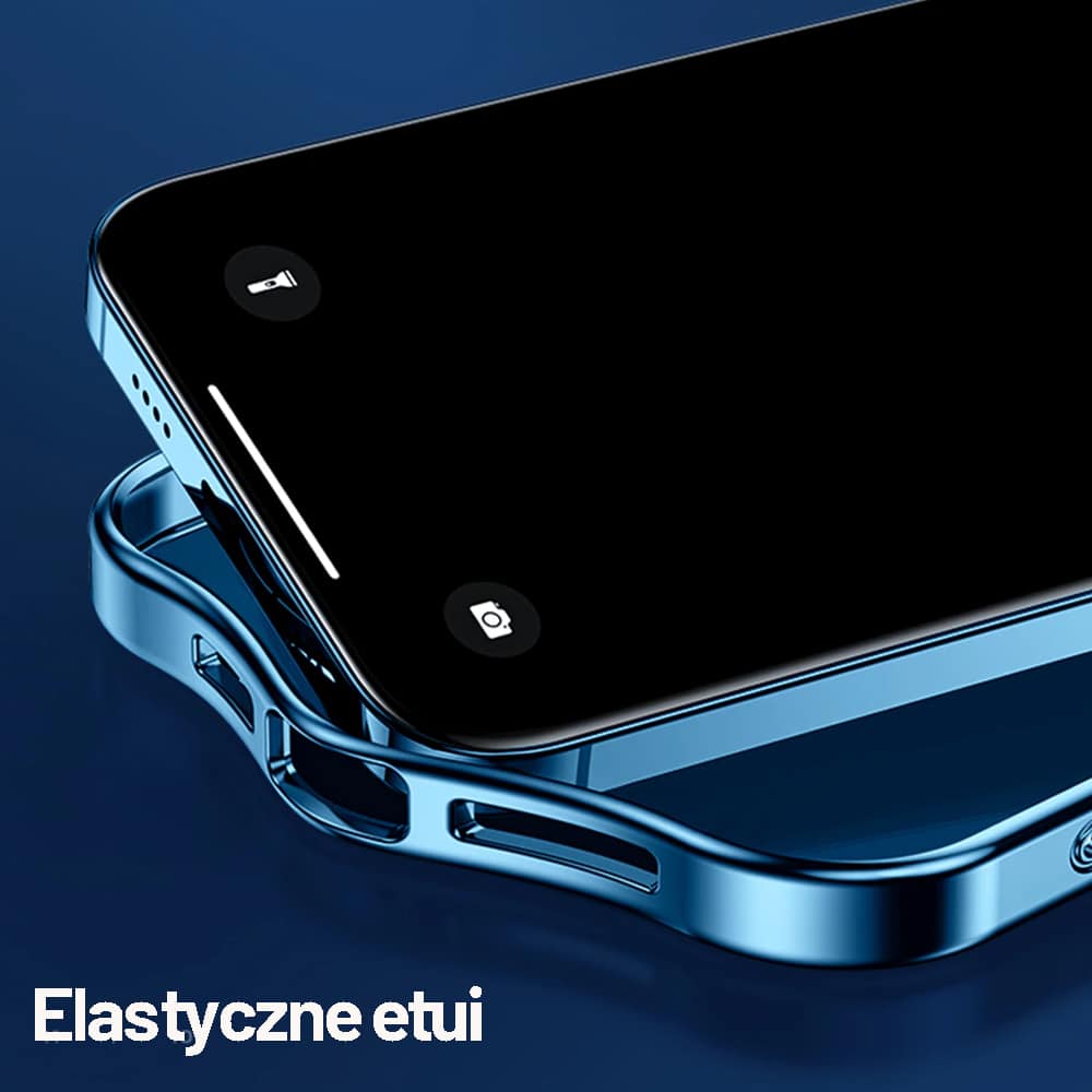 Etui do iPhone 13 Pro Max Premium Protect Full Cover z osłoną kamery i obiektywów 9H, górski niebieski (OUTLET)
