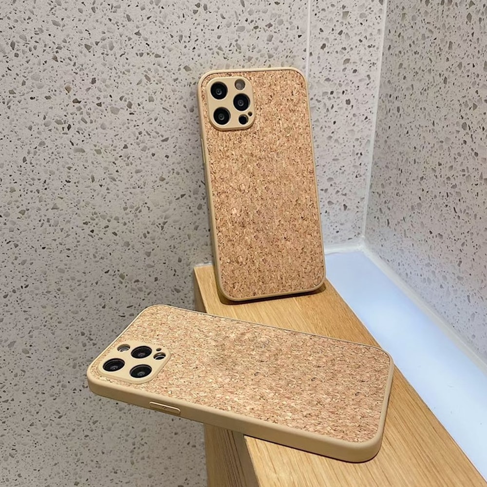 Etui do iPhone 13 Pro Max naturalne drewniane korkowe