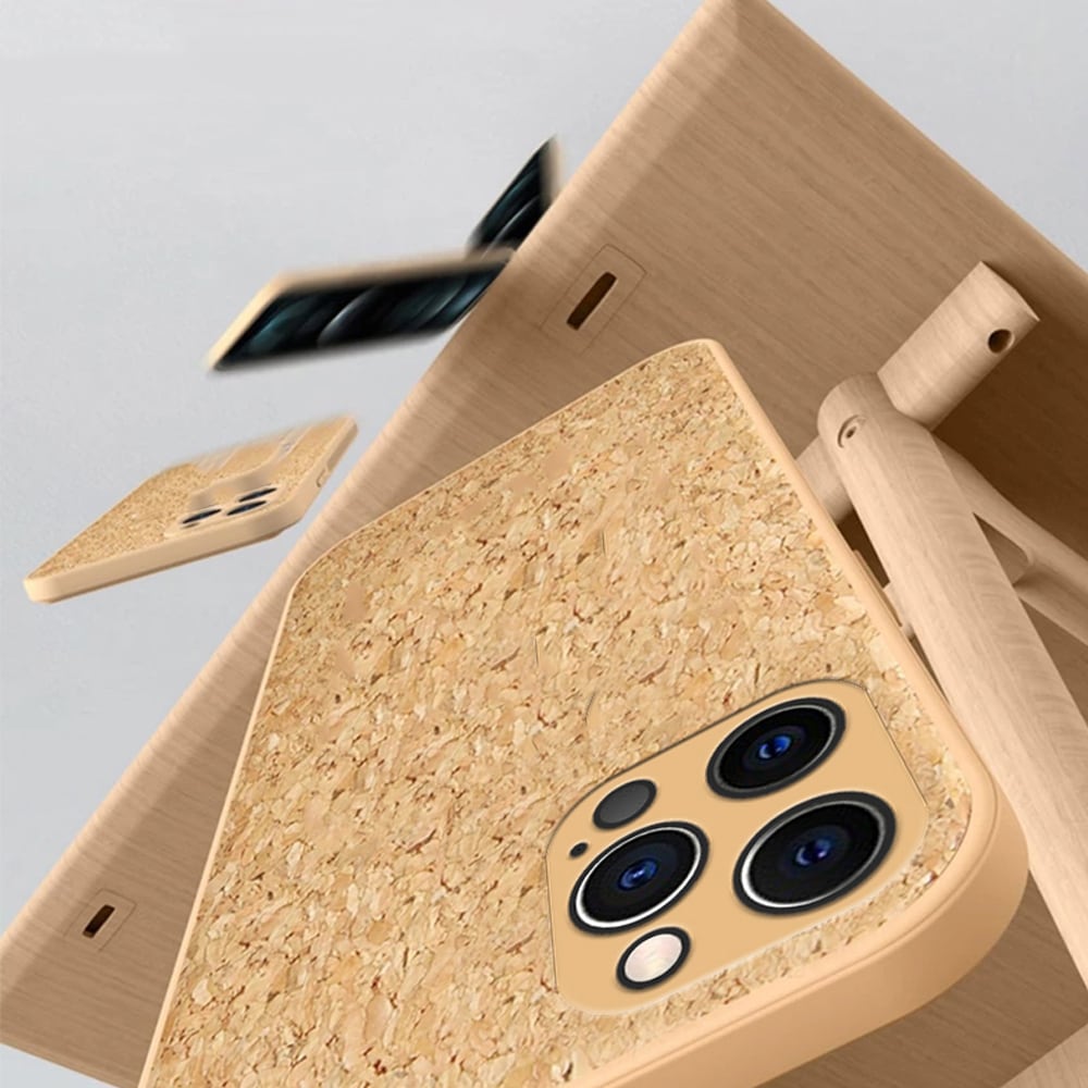 Etui do iPhone 13 Pro Max naturalne drewniane korkowe