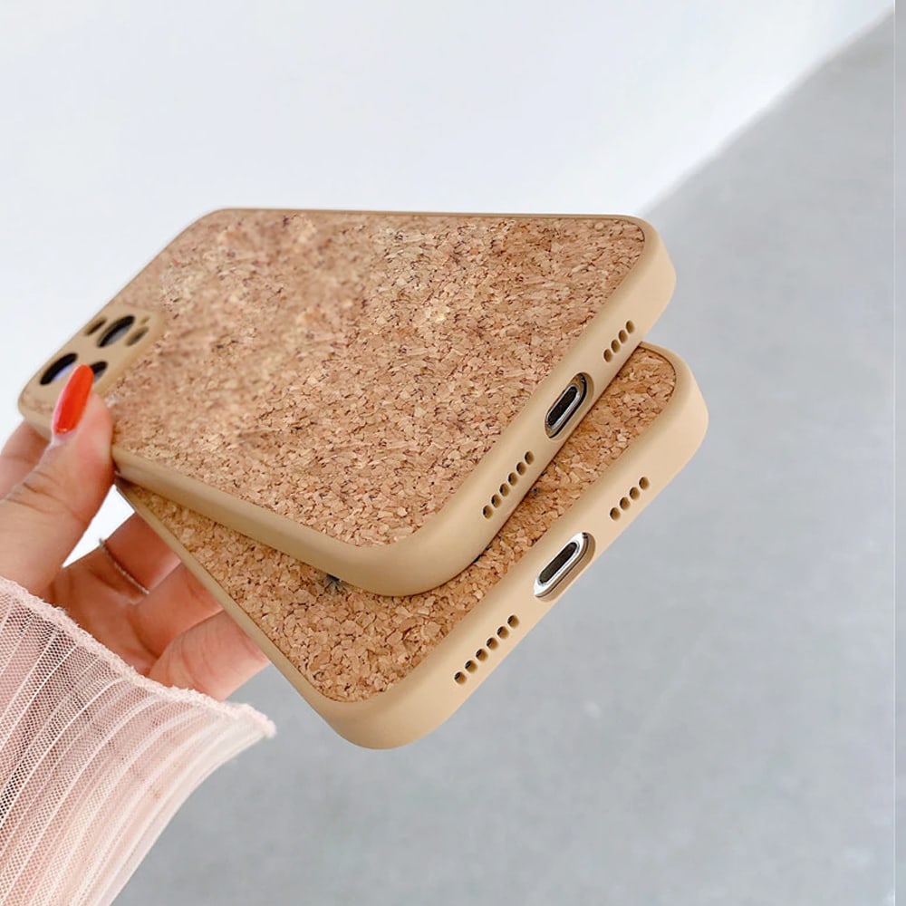 Etui do iPhone 13 Pro Max naturalne drewniane korkowe