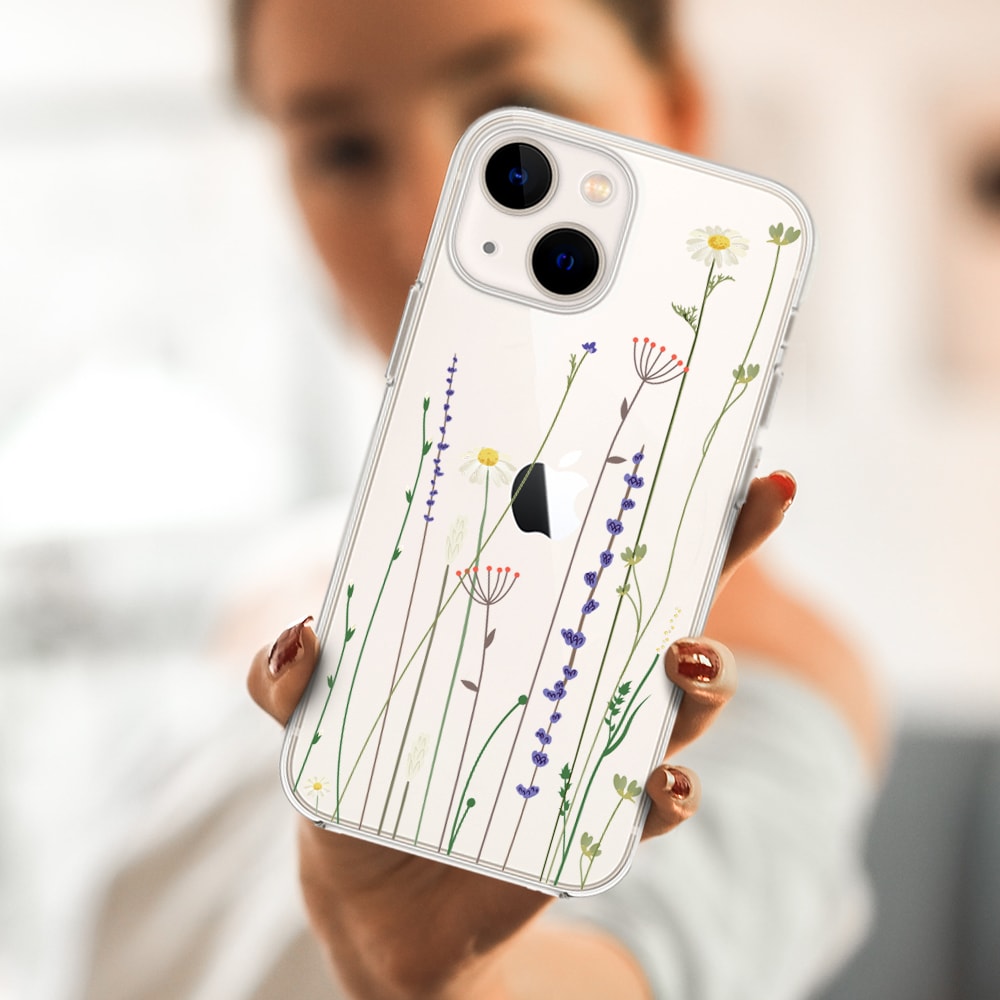 Etui do iPhone 14 Plus, wiosenne kwiaty