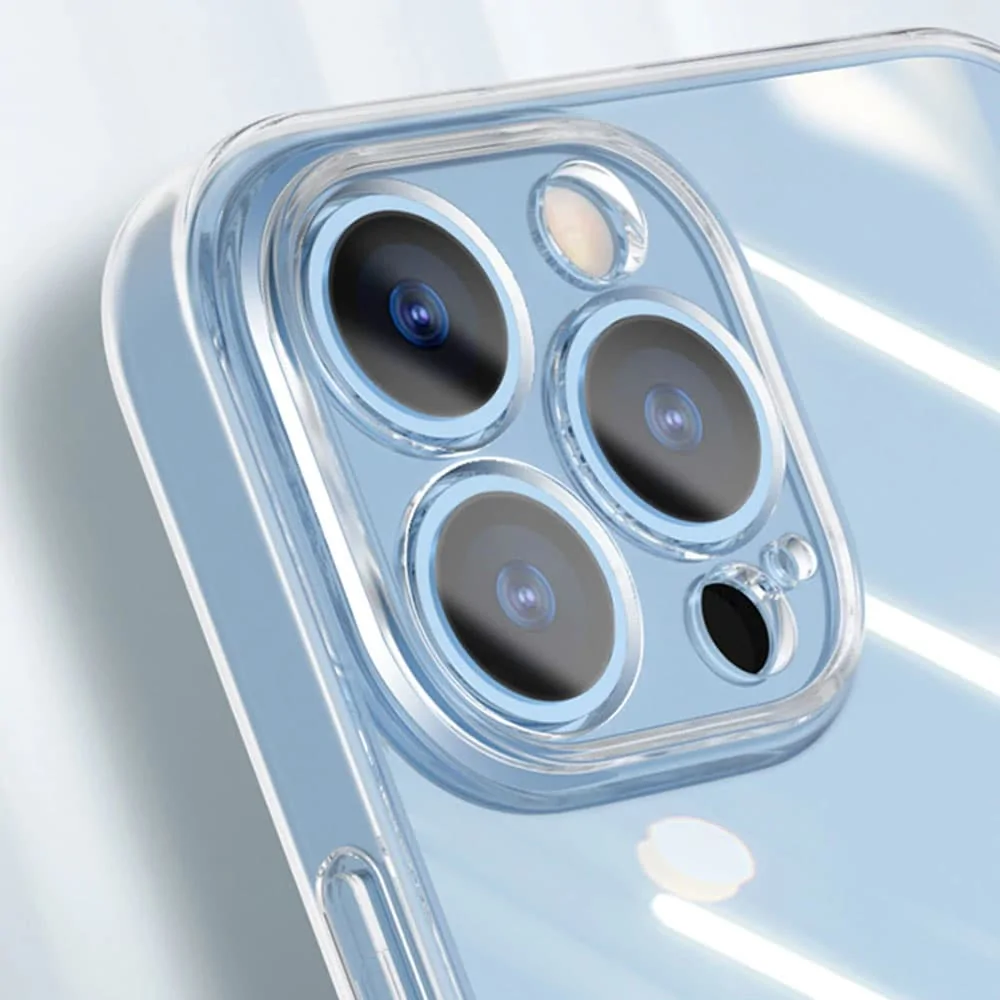 Etui do iPhone 13 Pro Crystal Cam przeźroczyste transparentne, ochrona kamery