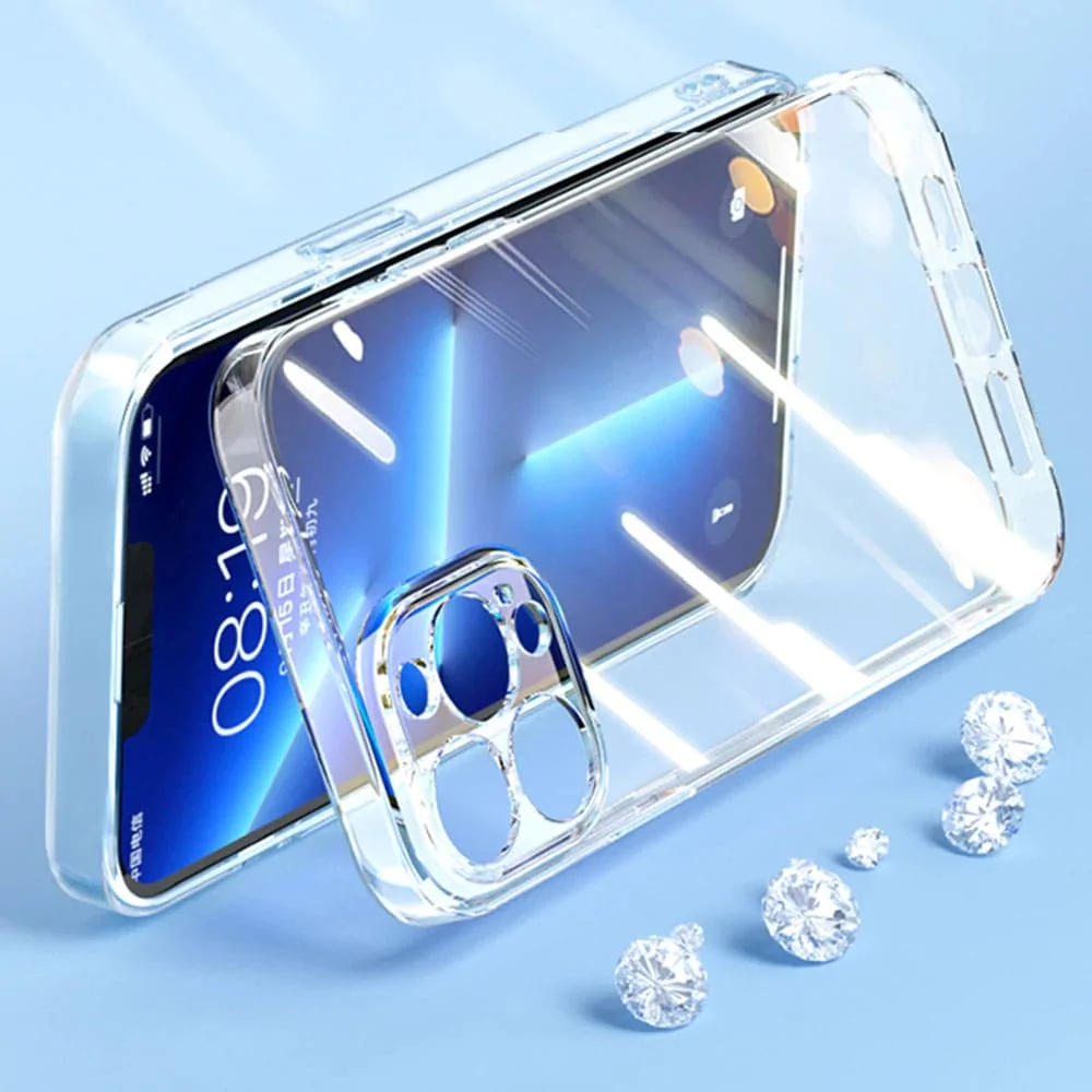 Etui do iPhone 13 Pro Crystal Cam przeźroczyste transparentne, ochrona kamery