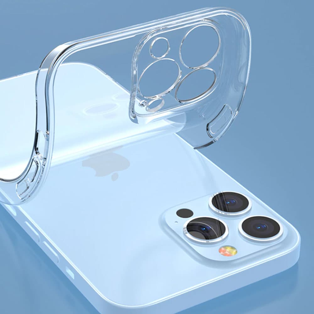 Etui do iPhone 13 Pro Crystal Cam przeźroczyste transparentne, ochrona kamery
