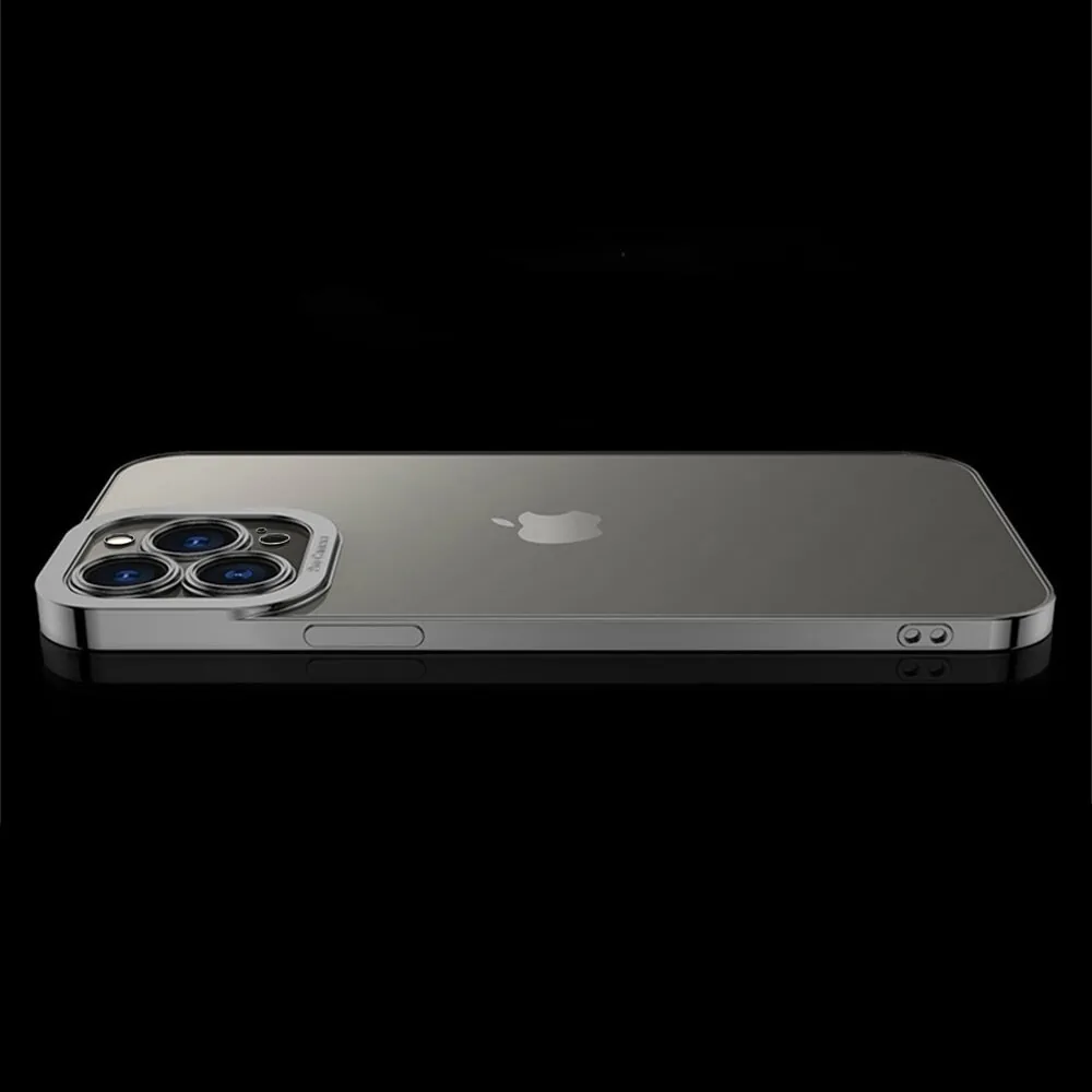 Etui do iPhone 14 Pro Max Camera High PRO z osłoną kamery, czarne grafitowe