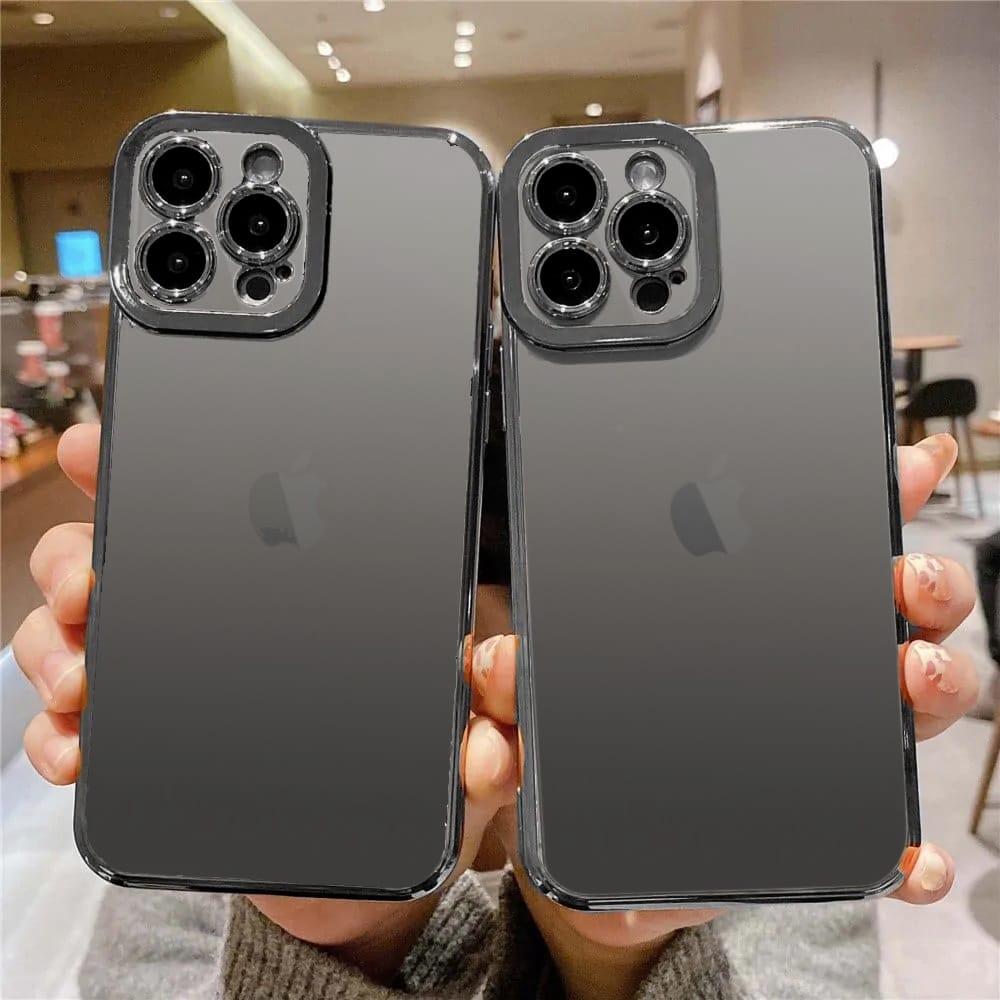 Etui do iPhone 14 Pro Max Camera High PRO z osłoną kamery, czarne grafitowe