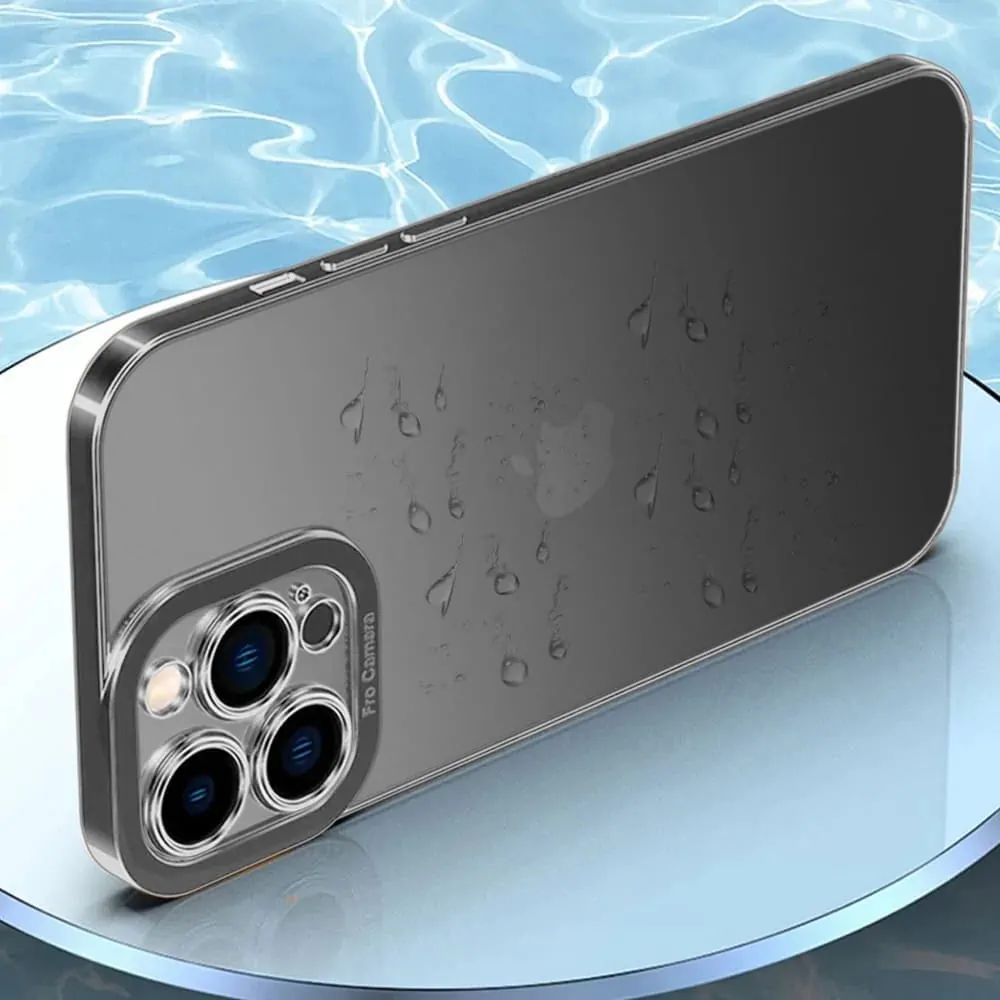 Etui do iPhone 14 Pro Max Camera High PRO z osłoną kamery, czarne grafitowe