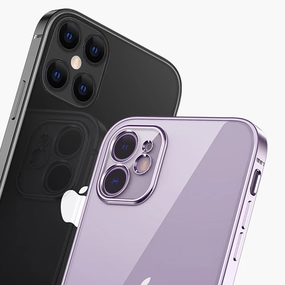 Etui do iPhone 13 Mini premium violet z osłoną kamery, fioletowe (OUTLET)