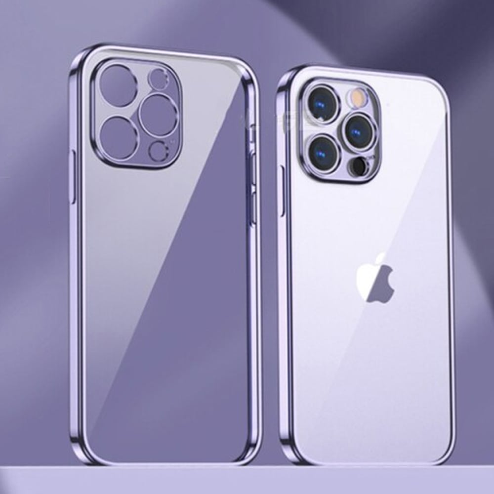 Etui do iPhone 13 Mini premium violet z osłoną kamery, fioletowe (OUTLET)