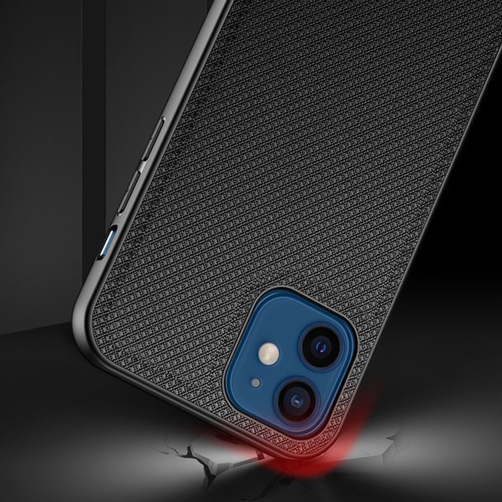 Etui do iPhone 13 mini materiałowe niebrudzące, czarne