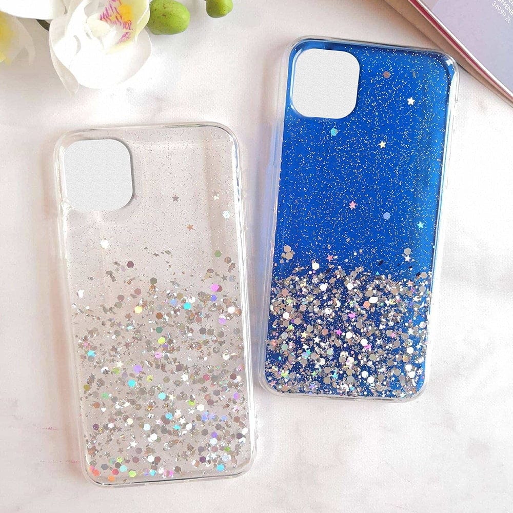 Etui do iPhone 11 glitter przeźroczyste brokatowe