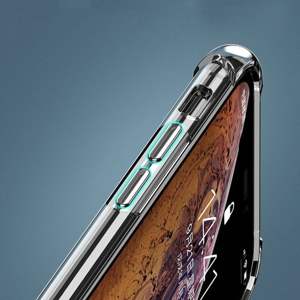 Silikonowe etui do iPhone XS Max anti-shock, przeźroczysta obudowa