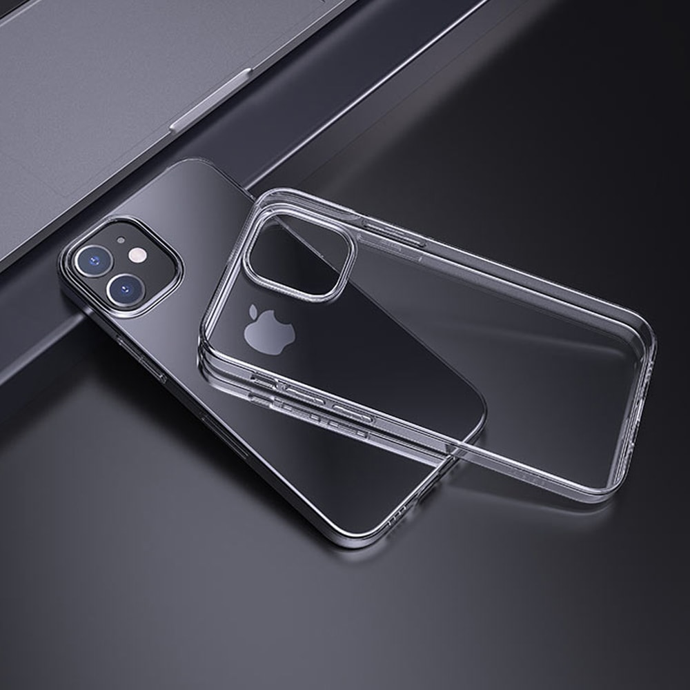 Etui do iPhone 12 silikonowe transparentne