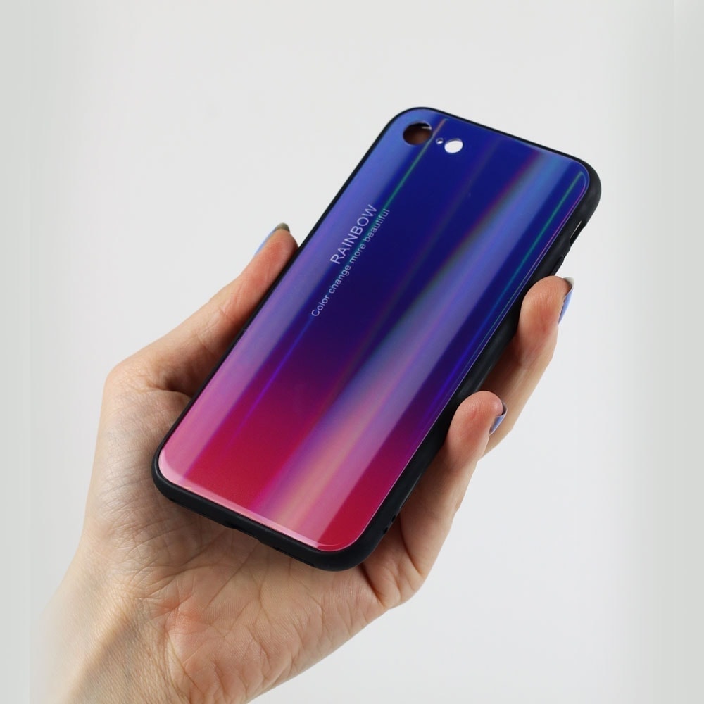 Etui do iPhone SE2022/SE2020/8/7 – szkło hartowane gradientowe